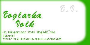 boglarka volk business card